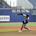 「1が好き」エースの1番打者、悔しい1点　上越総合技術の猪田投手