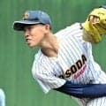 「帽子見て自信出せよ」　仲間の言葉胸に細田学園・戸田投手が力投