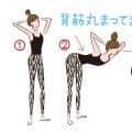 お尻から背中のラインを整えよう