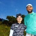 山下美夢有が全英会場でPGAツアー選手と“共演”「キュンキュンしました」
