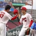 広島・名原典彦がミラクル背走キャッチ！マツダスタジアムが大興奮　先発の斉藤優も脱帽で感謝　解説「抜けたと思いました」