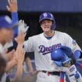 中日ヒヤヒヤ連敗ストップ　４点リードの八回に勝ちパターンが１点差まで迫られる→九回も２死満塁で田中の好守で粘り切る　ドラ１中西が２勝目