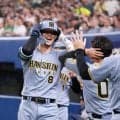 【阪神】佐藤輝明の逆転２ランで３カード連続の勝ち越し　浜田太貴が移籍後初アーチでダメ押し