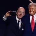トランプ米大統領、Ｗ杯決勝戦観戦を正式発表　ＦＩＦＡのインファンティノ会長とともに優勝チームにトロフィー授与へ