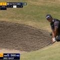 【動画】松山英樹は85位　17番では神業バンカーショットでギャラリーを沸かせる