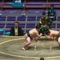 「ドスっ！」力士の“まわし蹴り”が行司を直撃するハプニング “鋭すぎる技”が生んだ珍事 腹部を押さえる仕草に「大丈夫？」