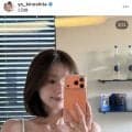 「世界一可愛い」佐野海舟モデル妻・木下桜が素肌露出ショット公開　夫は約111億オファー報道