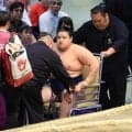 若ノ勝が休場　６日目の取組で右膝を負傷