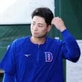 【中日】17日巨人戦で左手首付近に死球の石伊雄太がベンチ外　試合前練習のアップには参加