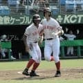 打つ瞬間「腹に力」　助言実行して2本塁打　おかやま山陽・三沢選手