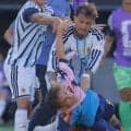 スペインに敗北後に大荒れの乱闘騒動　アルゼンチンに退場者も出る異例の処分　38歳ベテランは相手に口論「お前らはずっと泣いてたろ？」【W杯】