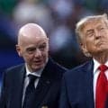 米国トランプ大統領が表彰式を“邪魔”クラブＷ杯に続き２度目　インファンティノ会長もタジタジ