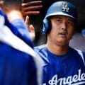 大谷翔平、ボテボテの内野安打で苦笑い　２試合目で三塁線に転がす　１試合目は２安打１打点