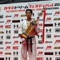 カラテドリームフェスティバル2026国際大会　男子高校軽重量級で村田が大会８連覇