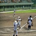2球連続でエンドランのサイン　勇気ある采配が光る　高嶋仁の目