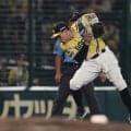 【阪神】危ない！　DeNA宮崎の鋭い打球が佐藤輝明を強襲　スタンドから悲鳴上がる