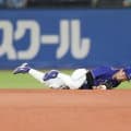 【中日】田中幹也は脱臼　井上監督明かす　6回ダイビングキャッチ試み左肩強打し交代