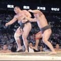 “イケメン”で注目の大森が５勝目、大量鬢付け油でオールバック姿で躍動【大相撲】