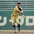 先輩への絶妙グラブトスでピンチ絶つ　岡山東商の二塁手・竹内選手