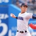 横浜・織田翔希、自己最速157キロ　初回に156キロで更新直後…準決勝・慶応戦でギア全開