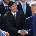 「この扱い受ける大谷えぐすぎ」大谷翔平、2年連続で執務室へ　トランプ大統領の2ショットに“GOATの絵文字”「凄すぎ」