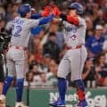 岡本和真が歴史的２３号！大谷翔平を抜き日本人ルーキー歴代最多アーチ　バックスクリーン弾に敵地騒然　後半戦大スランプも復調の一発