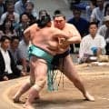 横綱大の里が14日目に勝ち越し、結びの一番で大関琴桜を破り８勝６敗で千秋楽へ