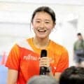 田中佑美　子どもたちに走りの基礎伝授「一緒に楽しめれば」　富士通の陸上教室