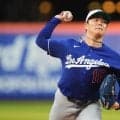 山本由伸が日米通算100勝目をかけ、メッツ戦に先発　順調な立ち上がり、打線が３回に３点援護