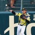 【阪神】ヒヤリ…立石正広が中継へワンバウンド送球　遊撃元山飛優がはじき、二塁への進塁を許す
