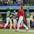 広島が暗転　３-０の七回に同点に追いつかれる　先発・森は六回途中３失点で２勝目ならず　辻が火消し成功で勝ち越しは許さず