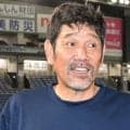 元阪神・下柳投手がお約束のグラブたたきつけで場内盛り上げる　松田が謝罪