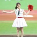 「ほぼノーバンのナイスピッチング」フレッシュ球宴降臨の人気アイドル美女がひらり白スカートなびかせ可憐投球　ＳＮＳ反響「投げる前の笑顔が可愛すぎ」