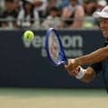 錦織圭　約１年２か月ぶりのツアー本戦勝利　商竣程相手に１度も自分のサービスゲームを失わずフルセット勝利