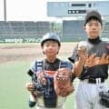 感謝の思いを込め始球式、西日本豪雨で被災の小学生バッテリー　岡山