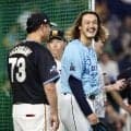 【球宴】実況席が気まずい雰囲気…牧秀悟と高橋光成にイジられる「１回も出たことないから」