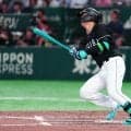 【球宴】ロッテ西川史礁、けがから復帰後初打席の初球で豪快に代打本塁打　敢闘選手賞ゲット