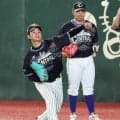 阪神・高橋遥人　巨人・井上温大と“Ｗはると”で練習　初球宴へ「緊張しています」日本ハム・水野との対決熱望