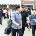 【球宴】全セ富山駅に到着　阪神佐藤輝明、DeNA牧秀悟らにファン温かく見守る