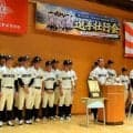 長崎日大の主将「甲子園で校歌歌う」、学校で選手らの壮行会