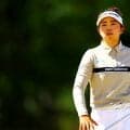 山下美夢有は巻き返しへ練習場直行 ティショットもセカンドもイメージ通りに打てず…
