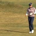 【動画】桑木志帆が2位発進　5番で長いバーディパットを沈めるなど「66」
