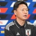 大岩剛監督が来年３月A代表監督就任決定後初の公の場　アジア大会メンバー発表