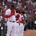 【中日】試合前にマツダスタジアムで黙とう　熊本地震の犠牲者を悼む