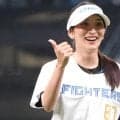 「惚れんなよ」人気女子ゴルファー、北の大地に降臨　自主トレ仲間の清宮幸太郎も“びっくり”の投球披露「ナイスピッチング」