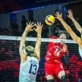 【バレー】１３連勝中の日本男子、第２セットを難敵・米国から２５-２３で奪い返す　日本らしいつなぎに大歓声…勝てば男子初の全勝Ｖに王手