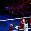 バレー男子３位決定戦　日本が崖っぷちに　第２セット奪い返すも第３セット連続失点響き２２－２５で落とす