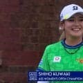 桑木志帆、2年連続で日本勢が全英V「これからもチームジャパンで盛り上げていきたい」