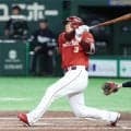 【楽天】浅村栄斗、マッカスカー退場直後にバックスクリーン左へ９号３ラン「打ててよかった」