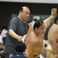幕内・琴栄峰が春巡業に続いて山響親方と下半身強化　継承された元横綱・北の湖の四股で大粒の汗「一門も違う中で、ありがたい」
